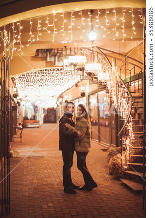 Couple at the street 35388086