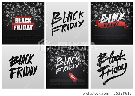 Black Friday Sale Poster Background. Handwritten Black Friday Sale Poster Background. Handwritten 35388613