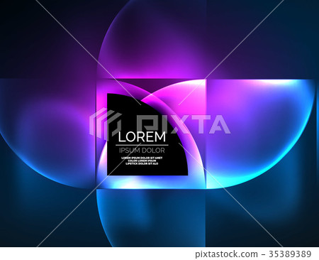 Abstract Vector Round Banner Stock Illustration 35389389 Pixta