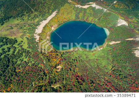 Witch's eyes aerial view Witch's eyes aerial view 35389471