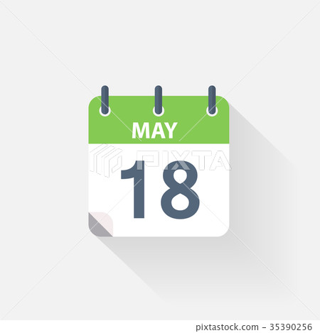 18 may calendar icon 35390256
