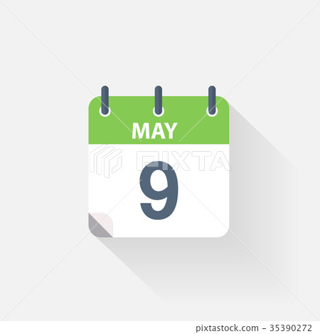 9 may calendar icon 35390272