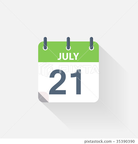 21 july calendar icon 21 july calendar icon 35390390