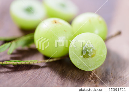 Indian gooseberry fruit, tropical fruit 35391721