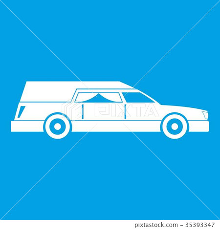 Hearse icon white Hearse icon white 35393347