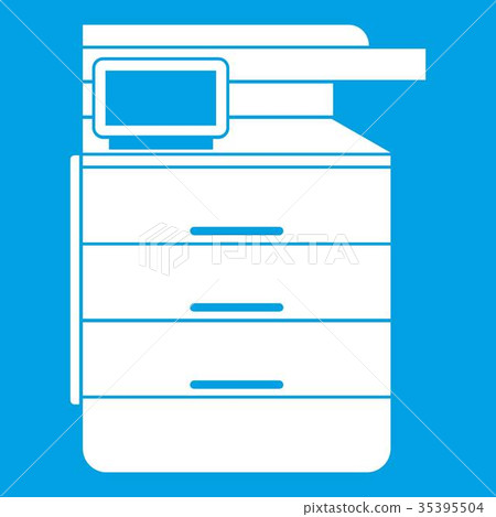 Multipurpose device, fax, copier and scanner icon 35395504