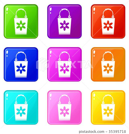 Bucket set 9 - Stock Illustration [35395718] - PIXTA
