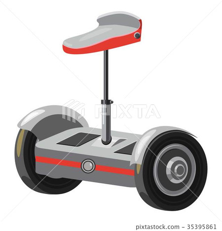 Urban eco vehicle icon, cartoon style 35395861