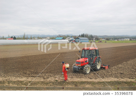 view of  Asahikawa to Sapporo line at japan 35396078