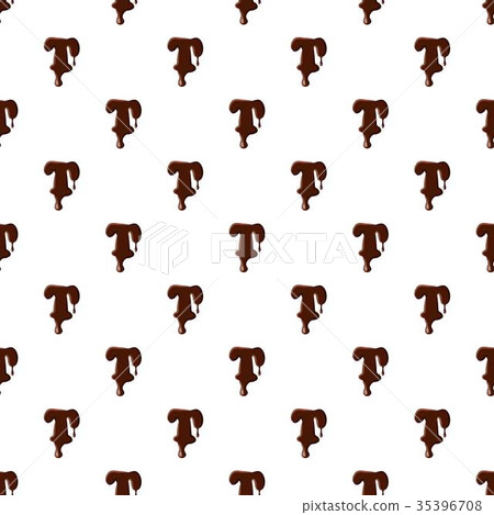 Letter T from latin alphabet made of chocolate 35396708