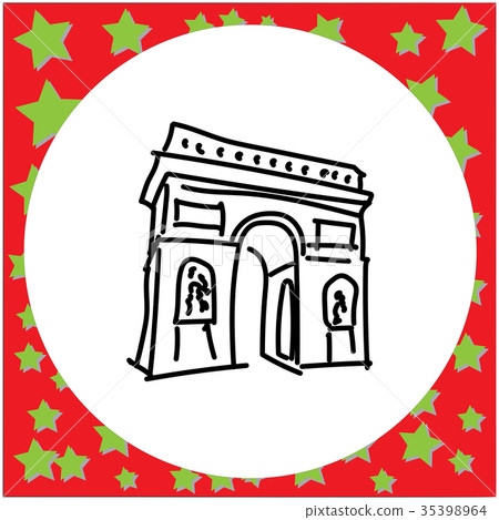 Arc de Triomphe landmark of Europe  35398964