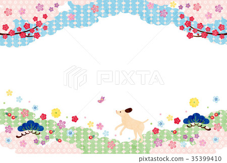 New Year's card template New Year's card template 35399410