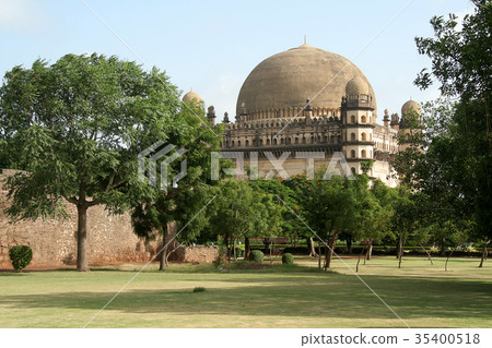 ol Gumbaz through Garden 35400518