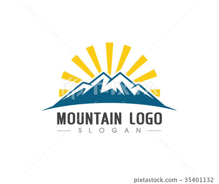 Mountain Logo Business Template Vector 35401132