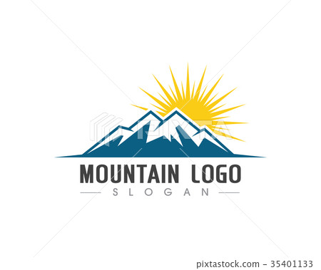 Mountain Logo Business Template Vector 35401133