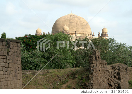 Behind Ruined Wall 35401491