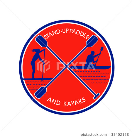 Stand-up Paddle and Kayak Circle Retro Stand-up Paddle and Kayak Circle Retro 35402128