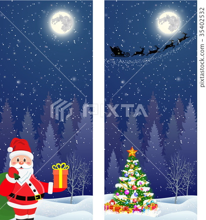 Santa Claus with gift bag Santa Claus with gift bag 35402532