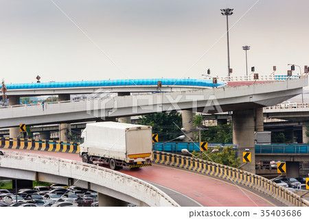 Heavy ruck on the highway, Transportation 35403686