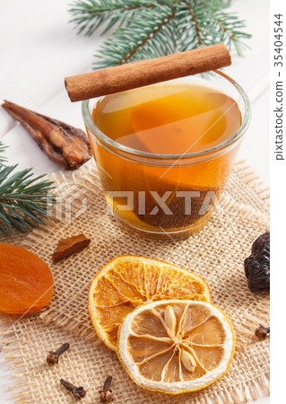 Traditional compote of dried fruits for Christmas Traditional compote of dried fruits for Christmas 35404544