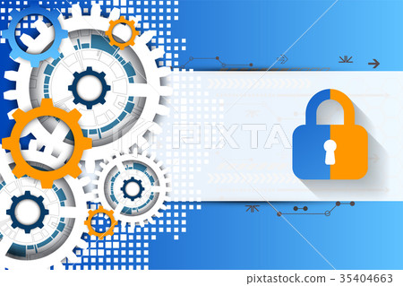 Protection concept. System privacy. 35404663