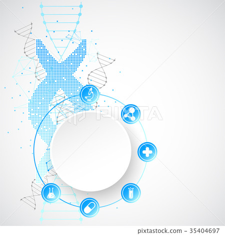 Science template, wallpaper or banner. 35404697