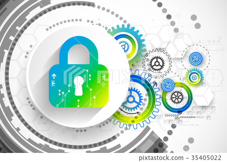 Technology security. Protection background. Technology security. Protection background. 35405022