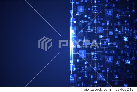 Social media vector background. Network concept. Social media vector background. Network concept. 35405212
