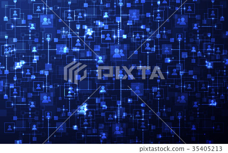 Social media vector background. Network concept. Social media vector background. Network concept. 35405213