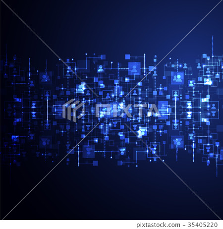 Social media vector background. Network concept. Social media vector background. Network concept. 35405220