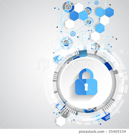 Protection concept. Protect mechanism. 35405534