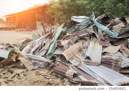 recycle factory landscape 35405681