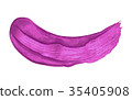 Vector cosmetic liquid smear on white background. 35405908