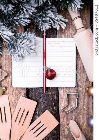 Christmas menu plan. Background for writing the Christmas menu plan. Background for writing the 35407013