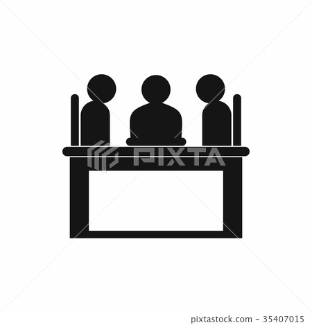 Negotiation, discussion icon, simple style Negotiation, discussion icon, simple style 35407015