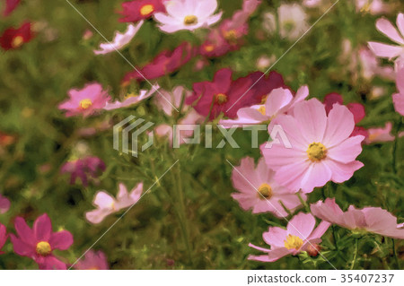 Realism Style Oil Painting; Fully Bloomed Realism Style Oil Painting; Fully Bloomed 35407237