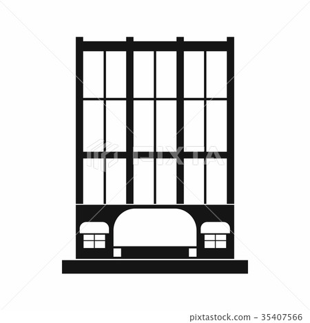 Shopping center store building icon  35407566