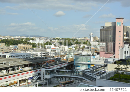 [Hyogo] Cityscape in front of Akashi Station 35407721
