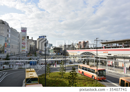 [兵庫]明石站前的城市景觀 35407741