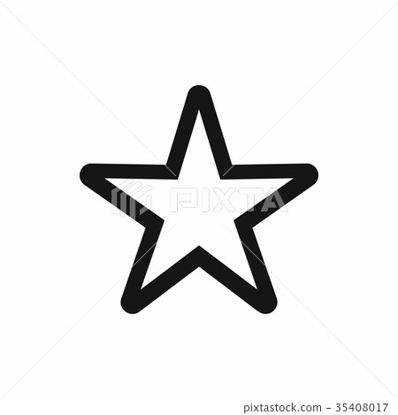 Star icon, simple style 35408017