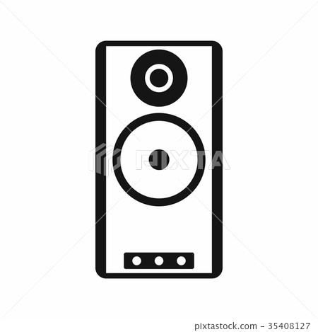 Speaker icon in simple style 35408127