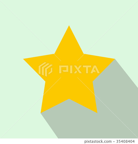 Star icon, flat style 35408404