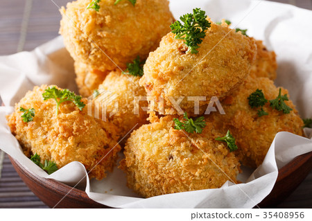 Potato croquettes, or Korokke 35408956