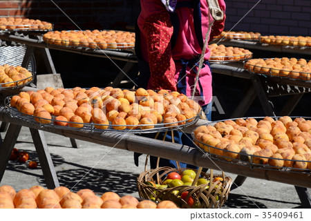 柿子 柿餅 曬柿餅 曬柿子 曬太陽 戶外 柿餅季 秋天 觀光工廠 美食 水果 季節 竹北 新竹 新埔 35409461