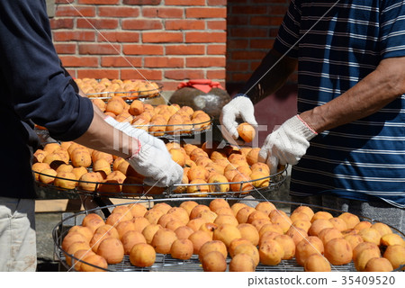 柿子 柿餅 曬柿餅 曬柿子 曬太陽 戶外 柿餅季 秋天 觀光工廠 美食 水果 季節 竹北 新竹 新埔 35409520
