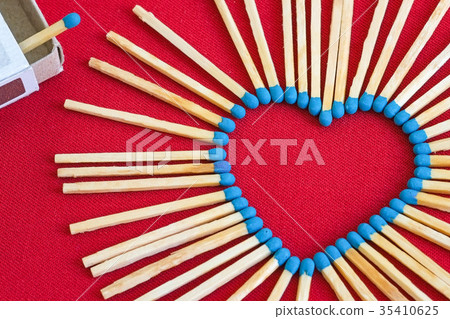 Light up the blue heart 35410625