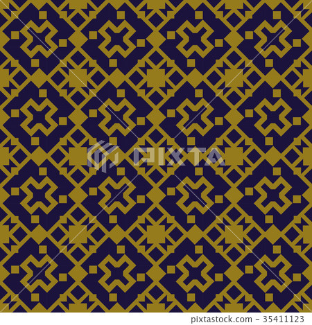 Antique seamless gold retro background image 35411123