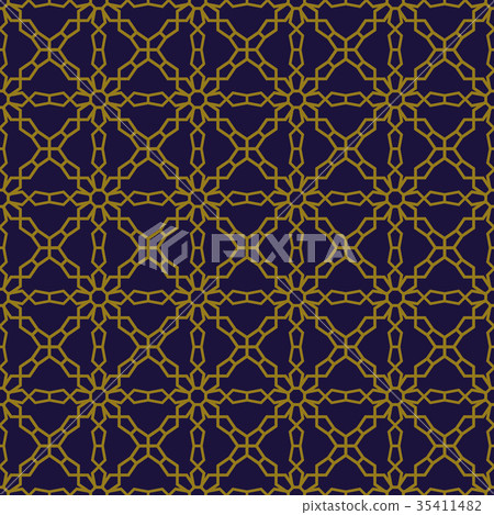 Antique seamless gold retro background image Antique seamless gold retro background image 35411482