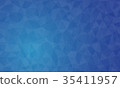 polygon blue background and texture. 35411957