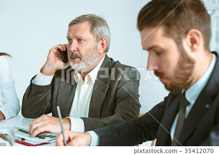 Business people working together 35412070
